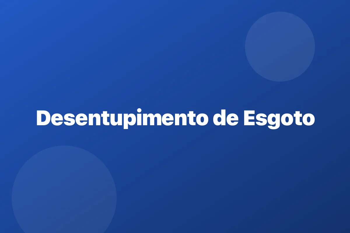 Hidrojateamento de tubulação em Francisco Morato